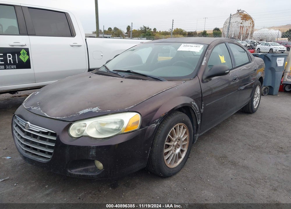2004 CHRYSLER SEBRING LXI VIN: 1C3EL56R74N372156