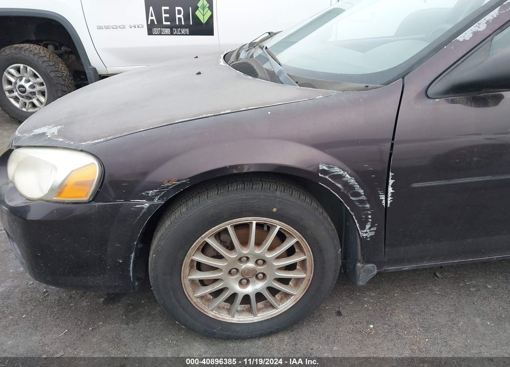 2004 CHRYSLER SEBRING LXI VIN: 1C3EL56R74N372156