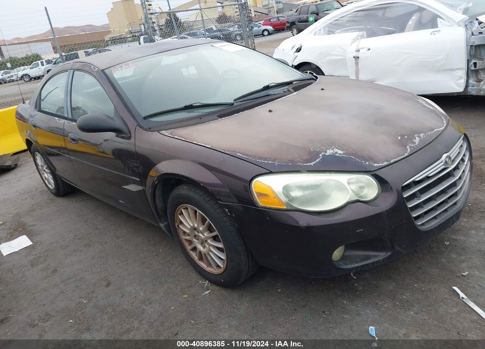 2004 CHRYSLER SEBRING LXI VIN: 1C3EL56R74N372156