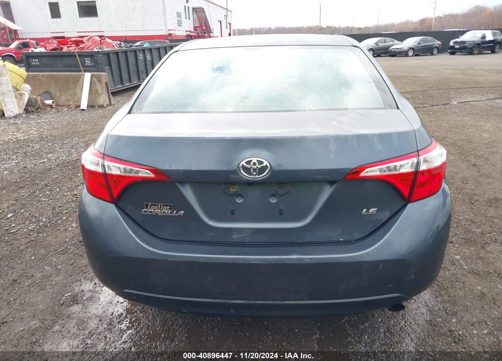 2016 TOYOTA COROLLA LE VIN: 2T1BURHE2GC510433