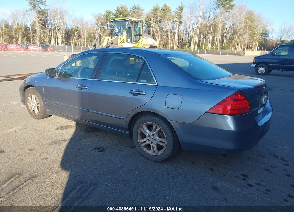 2007 HONDA ACCORD 2.4 SE VIN: 1HGCM56357A206940