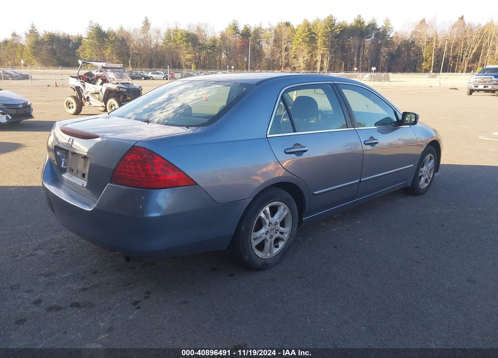 2007 HONDA ACCORD 2.4 SE VIN: 1HGCM56357A206940