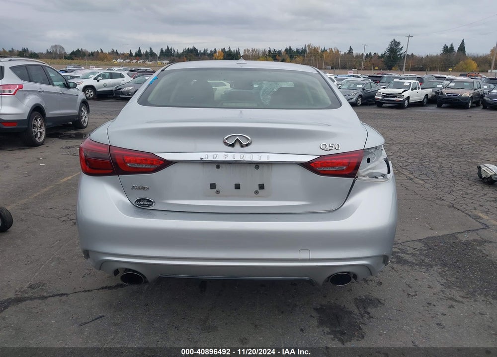 2018 INFINITI Q50 3.0T LUXE VIN: JN1EV7AR1JM433059