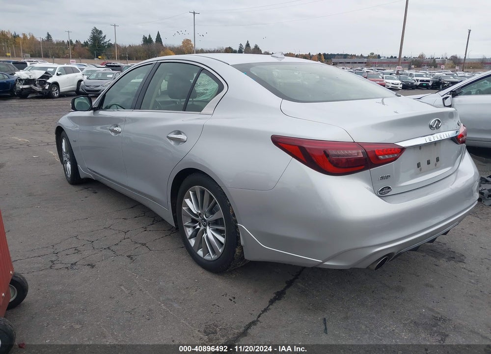 2018 INFINITI Q50 3.0T LUXE VIN: JN1EV7AR1JM433059