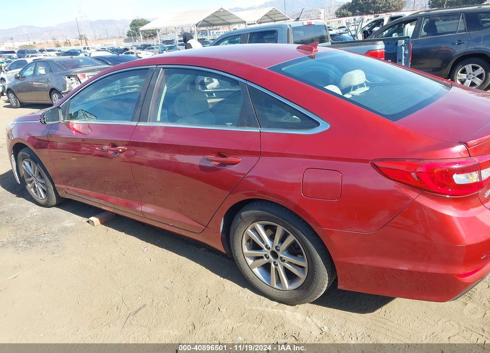 2015 HYUNDAI SONATA SE VIN: 5NPE24AF9FH139081