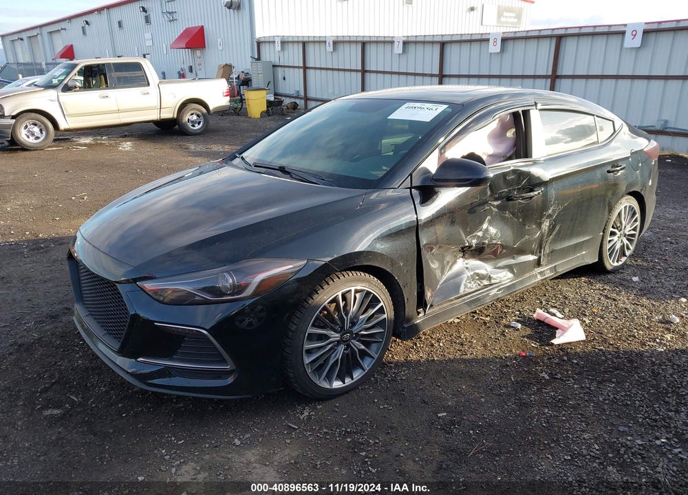 2018 HYUNDAI ELANTRA SPORT VIN: KMHD04LB6JU719670