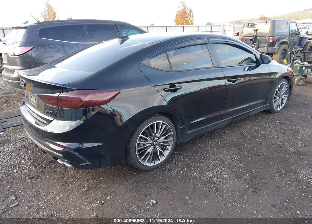 2018 HYUNDAI ELANTRA SPORT VIN: KMHD04LB6JU719670
