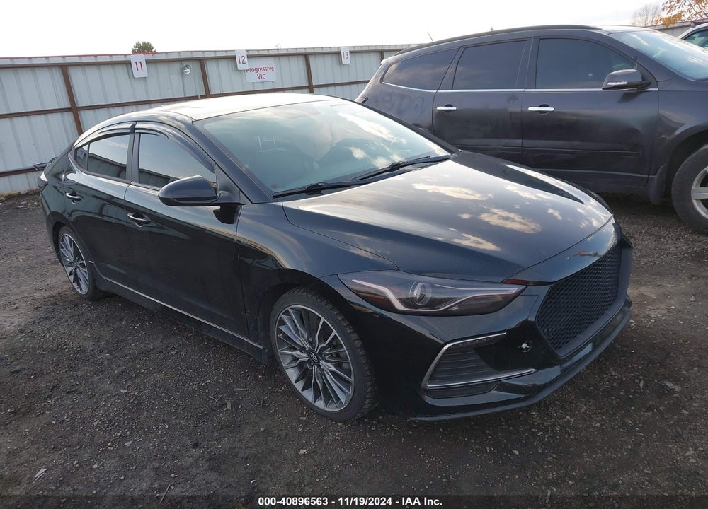 2018 HYUNDAI ELANTRA SPORT VIN: KMHD04LB6JU719670
