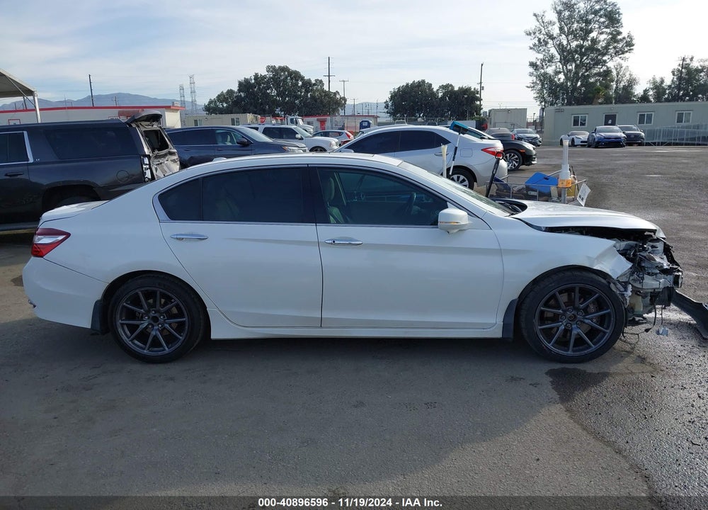 2017 HONDA ACCORD TOURING V6 VIN: 1HGCR3F90HA021352