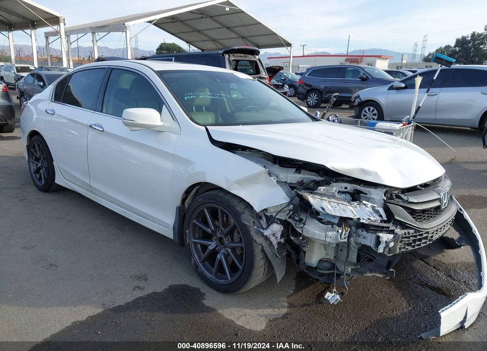 2017 HONDA ACCORD TOURING V6 VIN: 1HGCR3F90HA021352