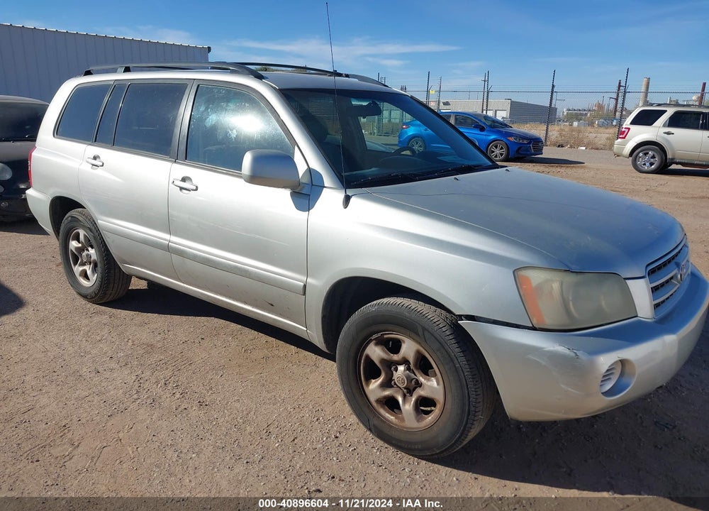 2003 TOYOTA HIGHLANDER V6 VIN: JTEGF21AX30103930