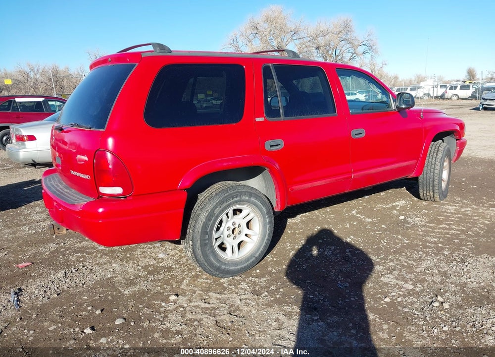 2002 DODGE DURANGO SLT VIN: 1B4HS48N32F153795