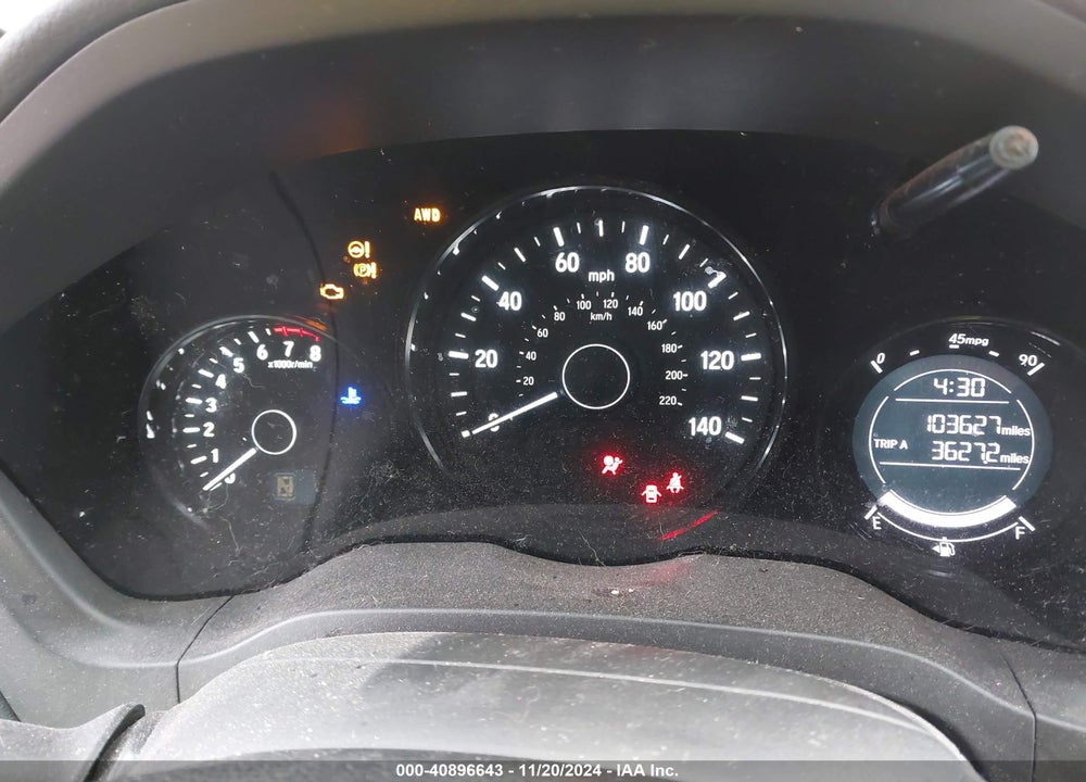 2017 HONDA HR-V EX VIN: 3CZRU6H59HM717109