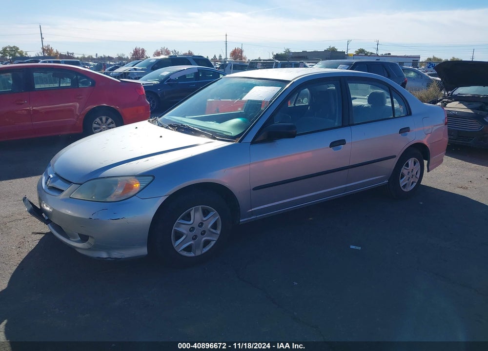 2004 HONDA CIVIC VP VIN: 2HGES16484H626379