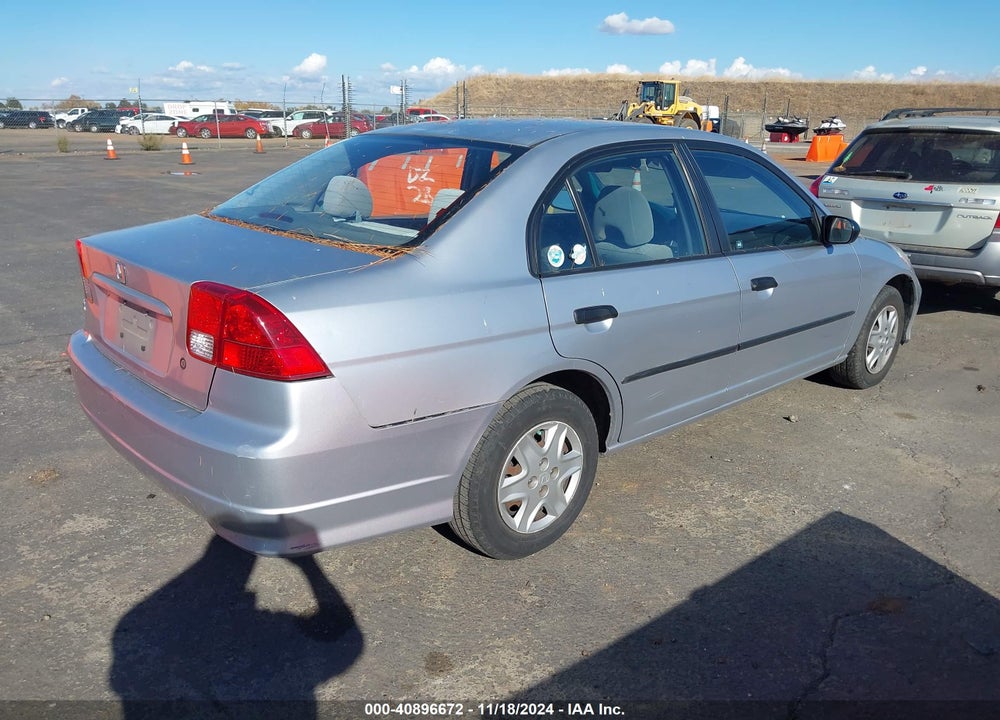 2004 HONDA CIVIC VP VIN: 2HGES16484H626379