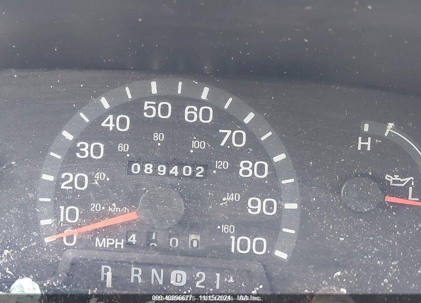1999 FORD ECONOLINE VIN: 1FDXE40SXXHA52915