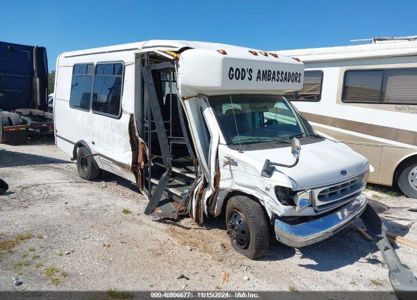 1999 FORD ECONOLINE VIN: 1FDXE40SXXHA52915