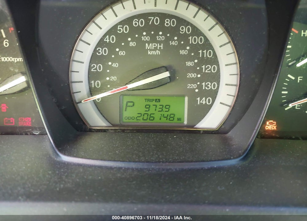 2007 KIA SPECTRA EX VIN: KNAFE121975403038