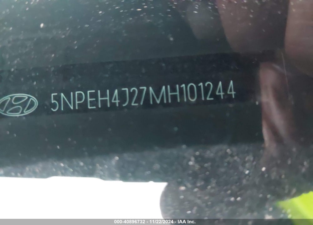 2021 HYUNDAI SONATA LIMITED VIN: 5NPEH4J27MH101244