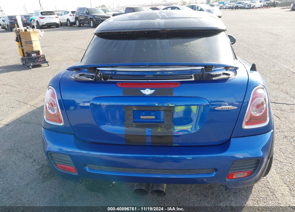 2012 MINI JOHN COOPER WORKS VIN: WMWSX5C57CT141592