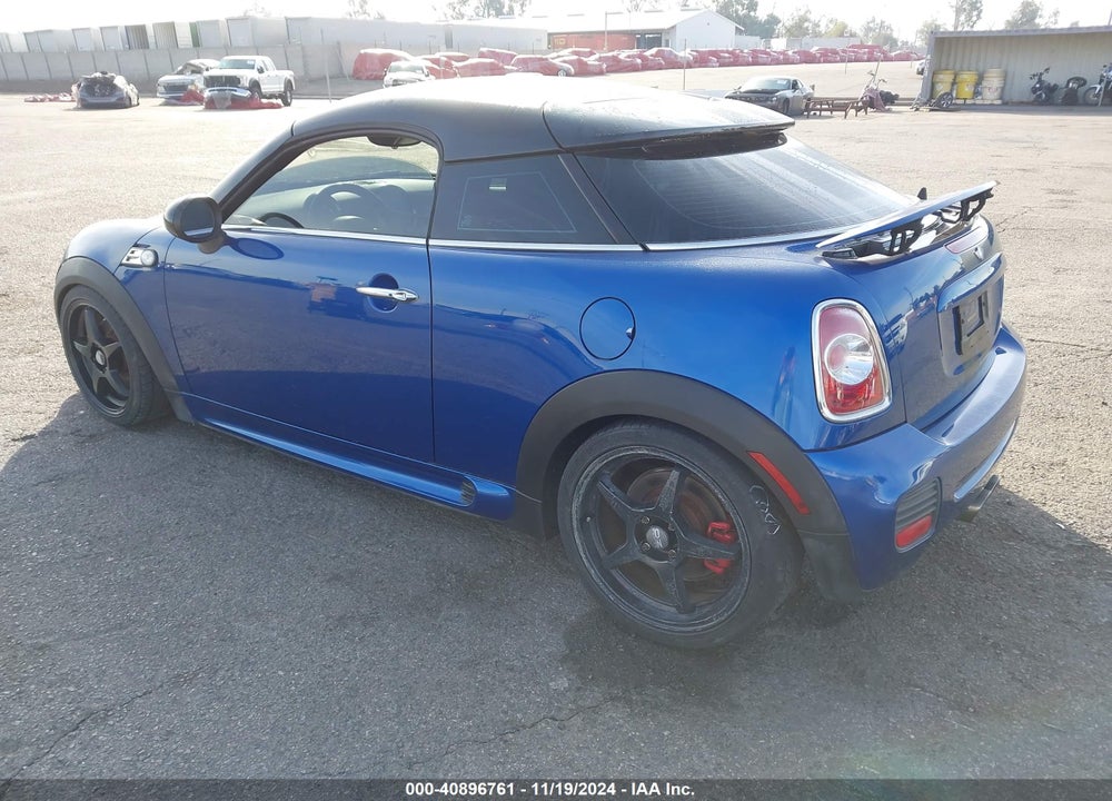 2012 MINI JOHN COOPER WORKS VIN: WMWSX5C57CT141592