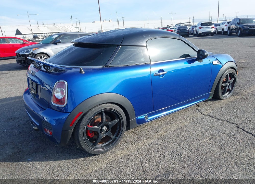 2012 MINI JOHN COOPER WORKS VIN: WMWSX5C57CT141592