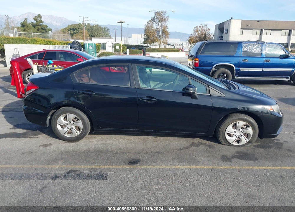 2013 HONDA CIVIC LX VIN: 19XFB2F51DE253053