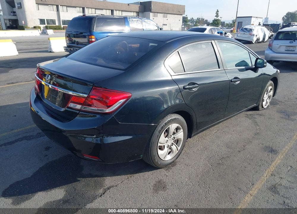 2013 HONDA CIVIC LX VIN: 19XFB2F51DE253053