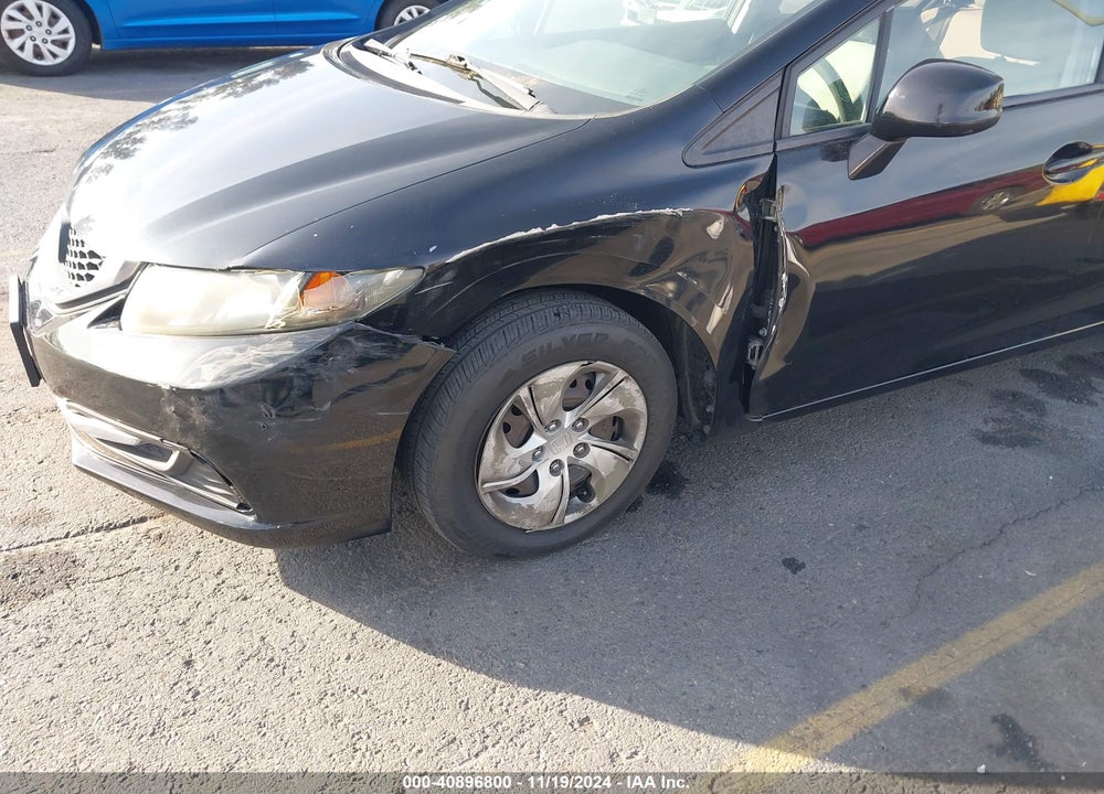 2013 HONDA CIVIC LX VIN: 19XFB2F51DE253053