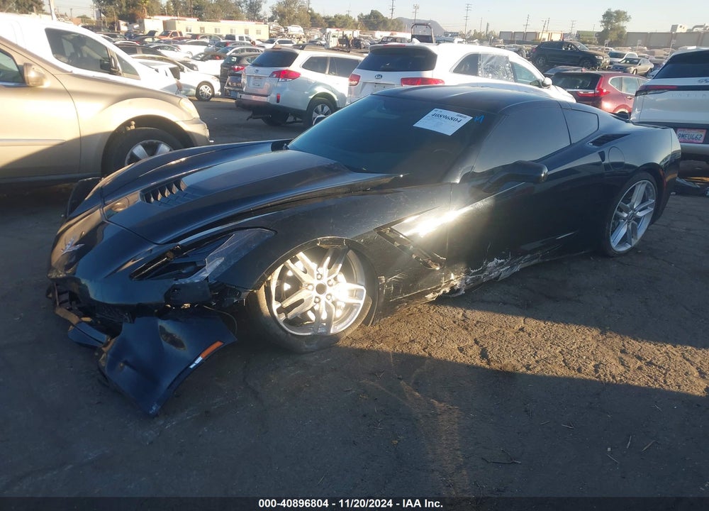 2019 CHEVROLET CORVETTE STINGRAY VIN: 1G1YB2D70K5121903