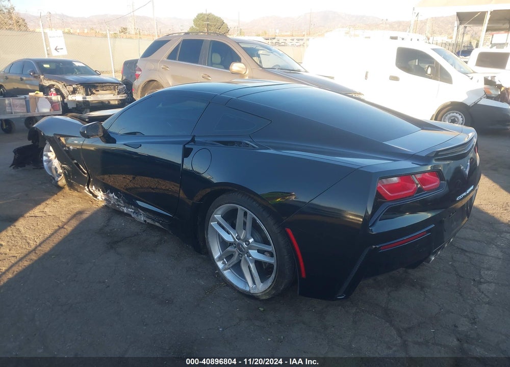 2019 CHEVROLET CORVETTE STINGRAY VIN: 1G1YB2D70K5121903