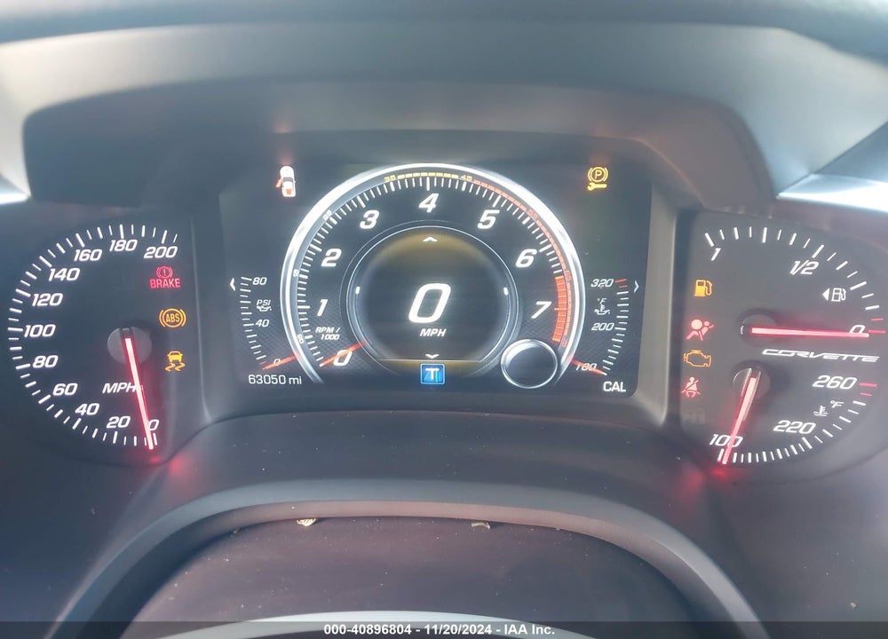 2019 CHEVROLET CORVETTE STINGRAY VIN: 1G1YB2D70K5121903