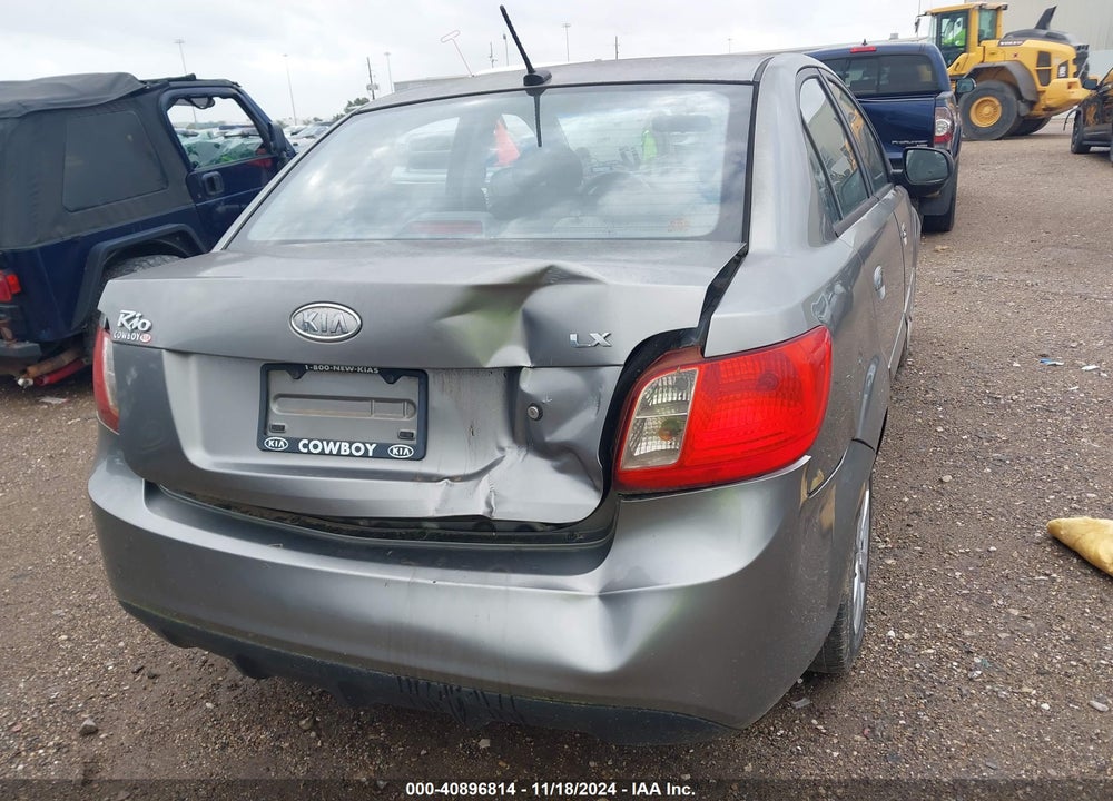2011 KIA RIO LX VIN: KNADH4A33B6737832