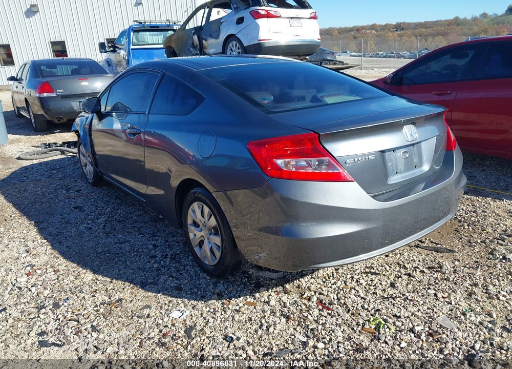 2012 HONDA CIVIC VIN: 2HGFG3B59CH550590