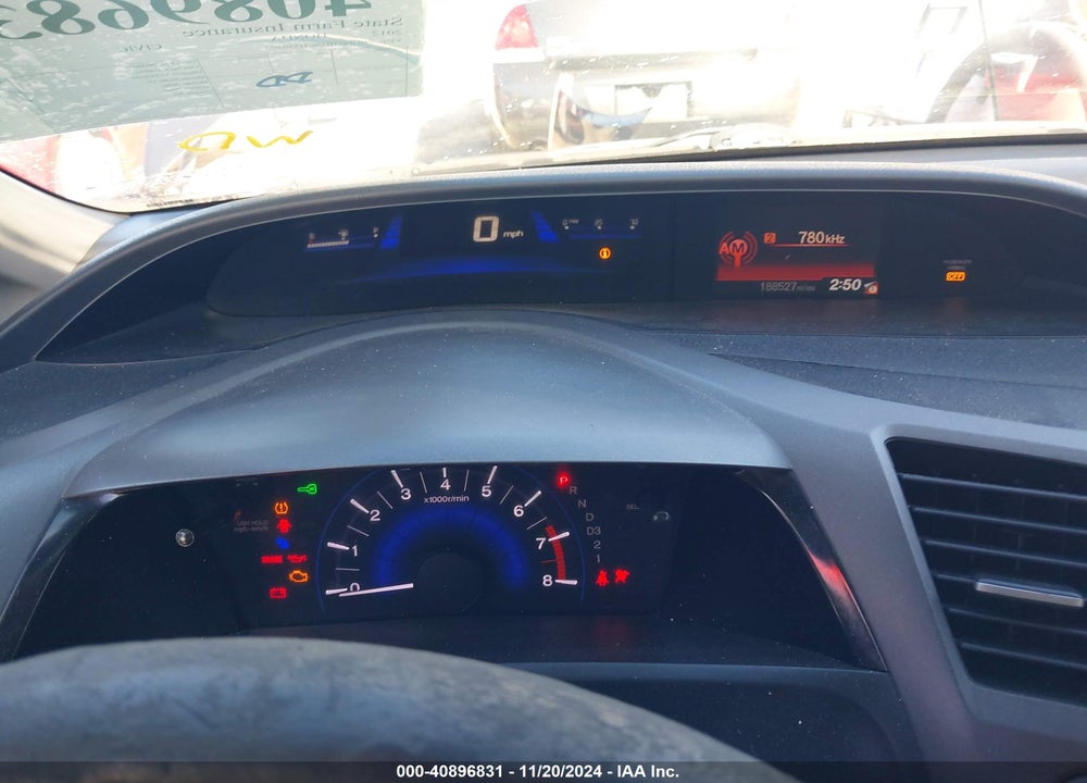 2012 HONDA CIVIC VIN: 2HGFG3B59CH550590