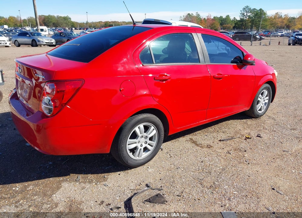2012 CHEVROLET SONIC 2LS VIN: 1G1JA5SH1C4181228