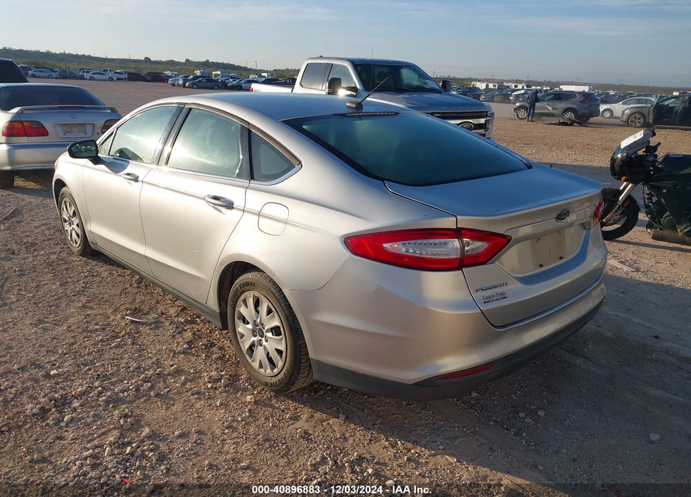 2013 FORD FUSION S VIN: 3FA6P0G75DR342953