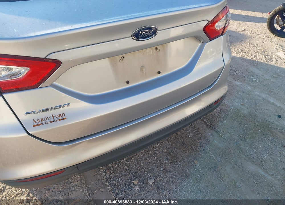 2013 FORD FUSION S VIN: 3FA6P0G75DR342953