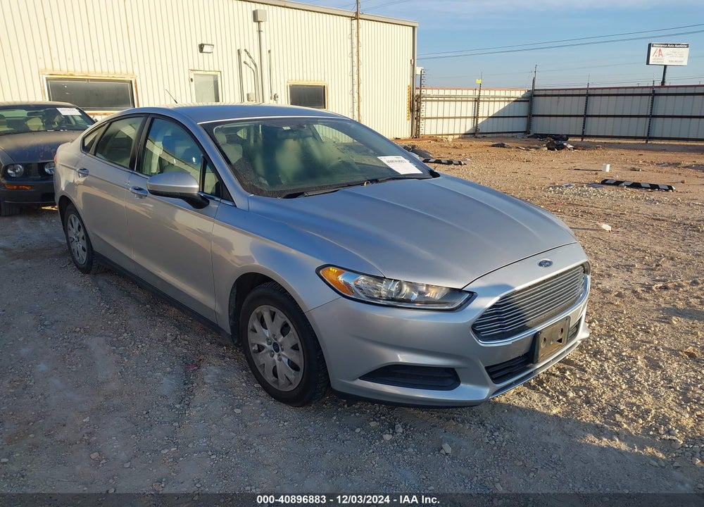 2013 FORD FUSION S VIN: 3FA6P0G75DR342953
