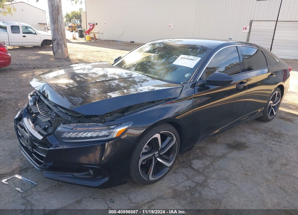 2022 HONDA ACCORD SPORT VIN: 1HGCV1F31NA057493