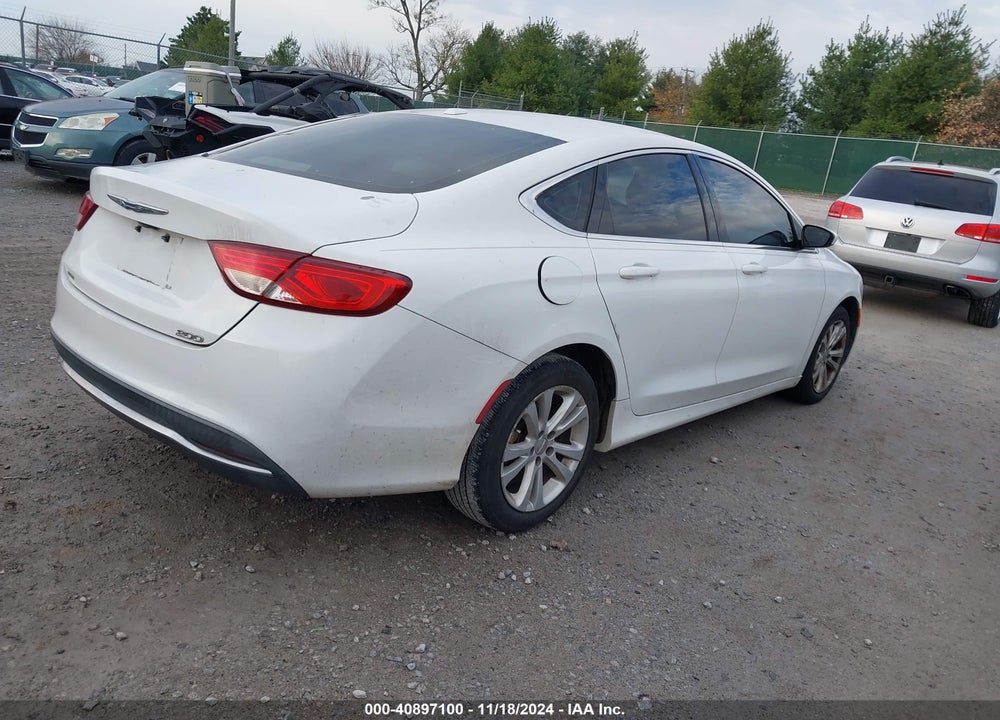 2015 CHRYSLER 200 LIMITED VIN: 1C3CCCAB9FN631626
