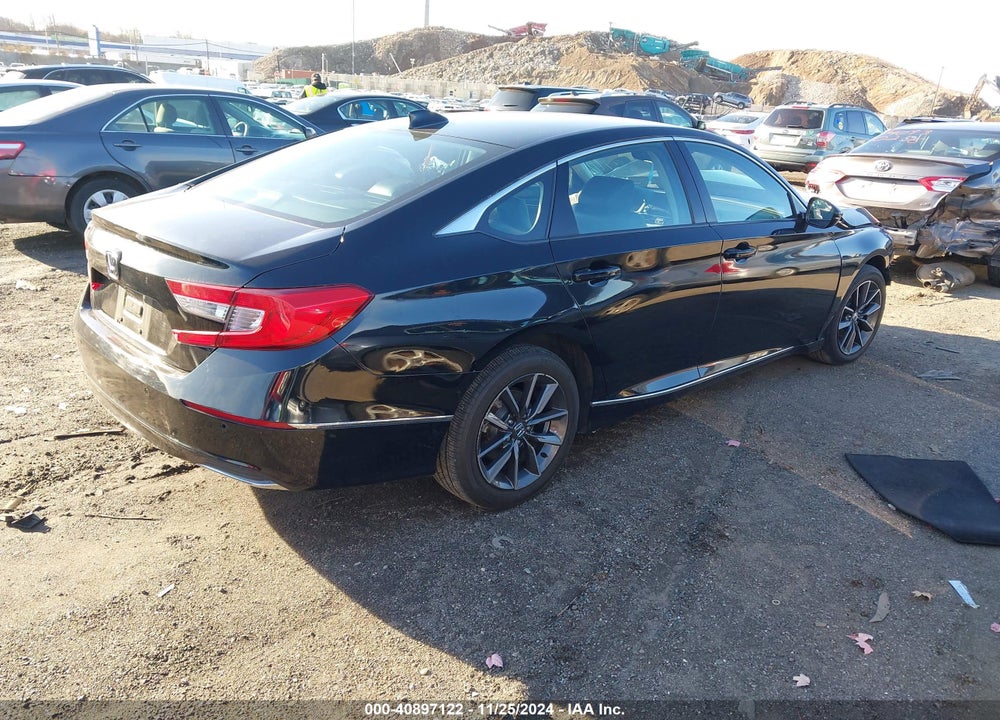 2021 HONDA ACCORD EX-L VIN: 1HGCV1F51MA050673