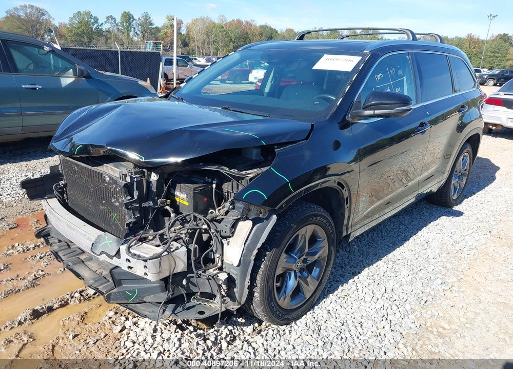 2017 TOYOTA HIGHLANDER LIMITED/PLATINUM VIN: 5TDYZRFH8HS200126