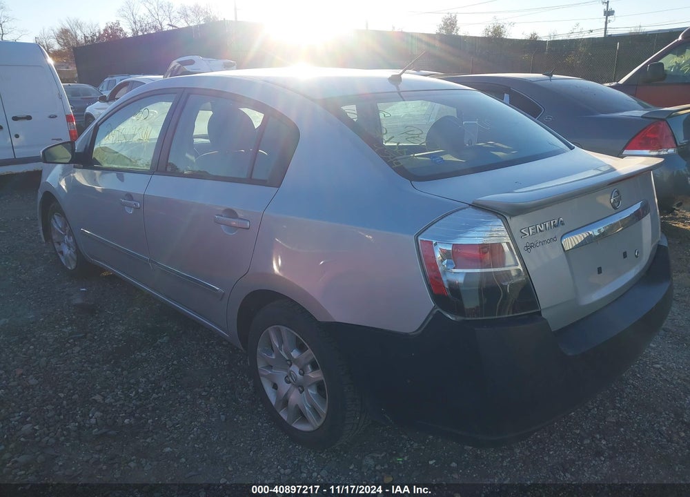 2012 NISSAN SENTRA 2.0 S VIN: 3N1AB6APXCL749590