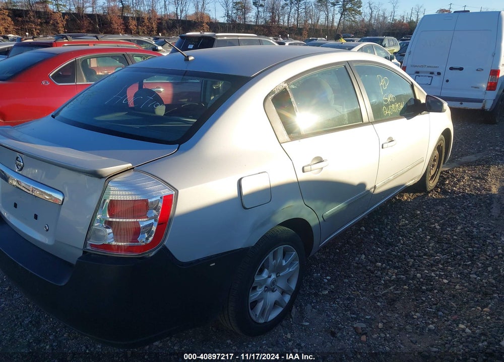2012 NISSAN SENTRA 2.0 S VIN: 3N1AB6APXCL749590