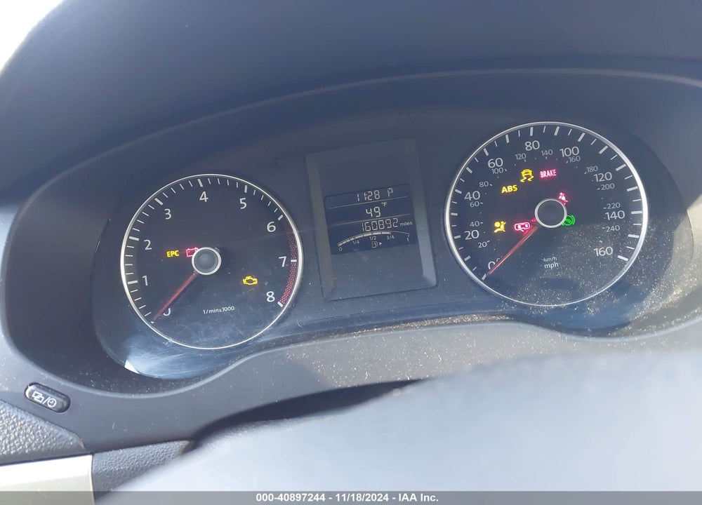 2013 VOLKSWAGEN JETTA 2.5L SE VIN: 3VWDP7AJ5DM380465