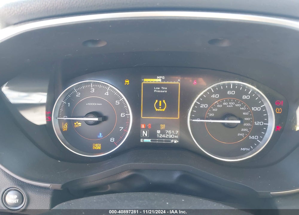 2018 SUBARU CROSSTREK 2.0I LIMITED VIN: JF2GTALCXJ8347650