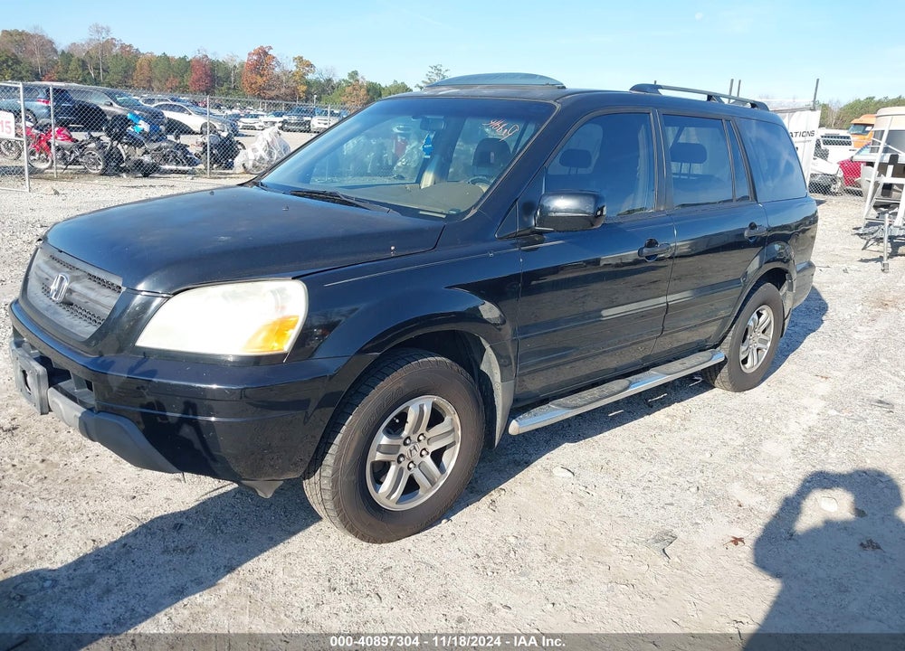 2005 HONDA PILOT EX-L VIN: 5FNYF18585B036695
