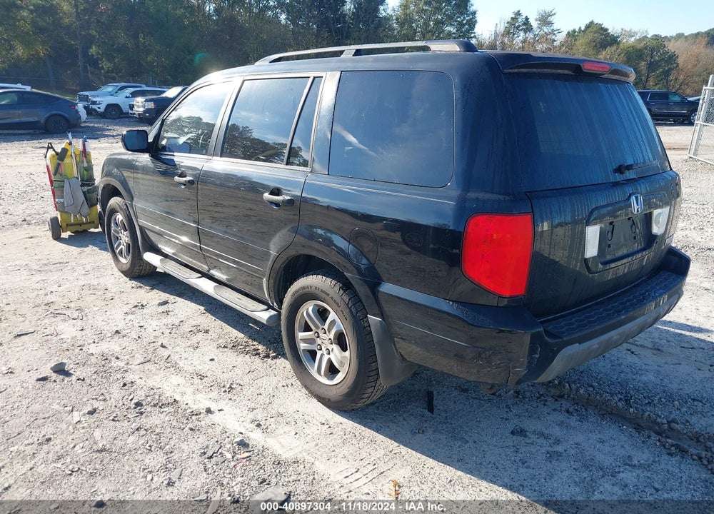 2005 HONDA PILOT EX-L VIN: 5FNYF18585B036695