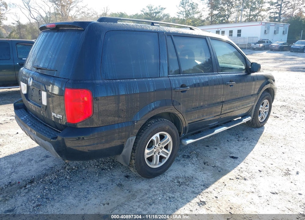 2005 HONDA PILOT EX-L VIN: 5FNYF18585B036695